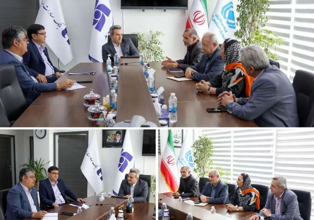 دیدار هیئت رئیسه کانون بازنشستگان بانک صادرات ایران با مدیرعامل بیمه سرمد