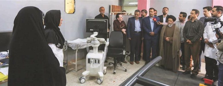 تأمین تجهیزات بخش قلب درمانگاه تأمین اجتماعی شهرستان مباركه