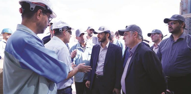 بازدید مدیرعامل و اعضای هیئت&zwnj;مدیره فولاد مباركه