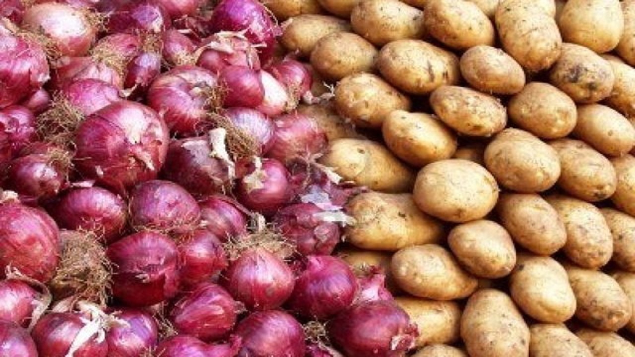 سیب زمینی و پیاز