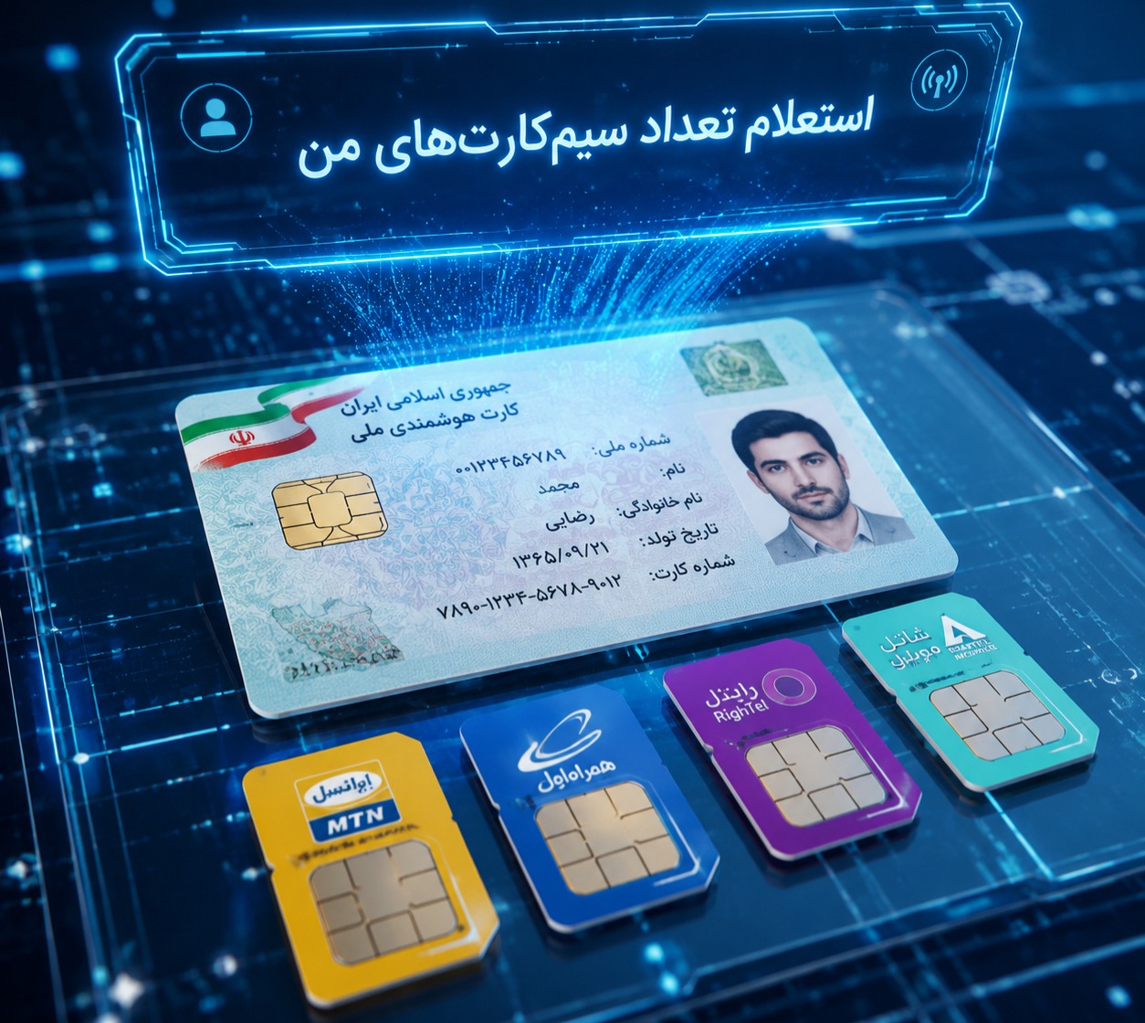 شماره سیم کارت_های به نام من با کد ملی _ روش_های استعلام و کاربرد آن
