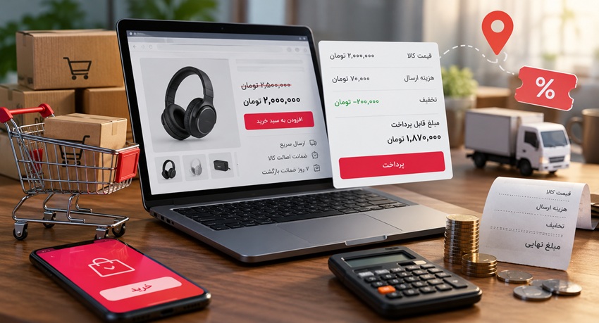 هزینه های پنهان خرید آنلاین چیست؟ از قیمت کالا تا هزینه ارسال