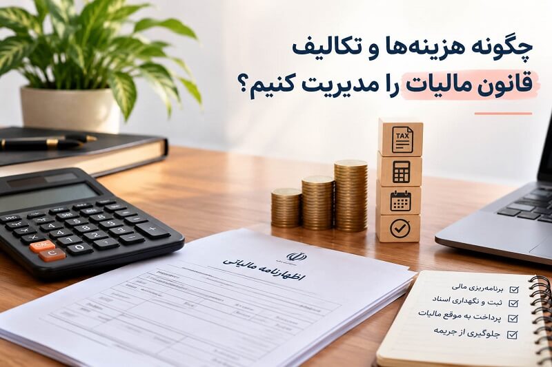 چگونه هزینه ها و تکالیف قانون مالیات را مدیریت کنیم؟